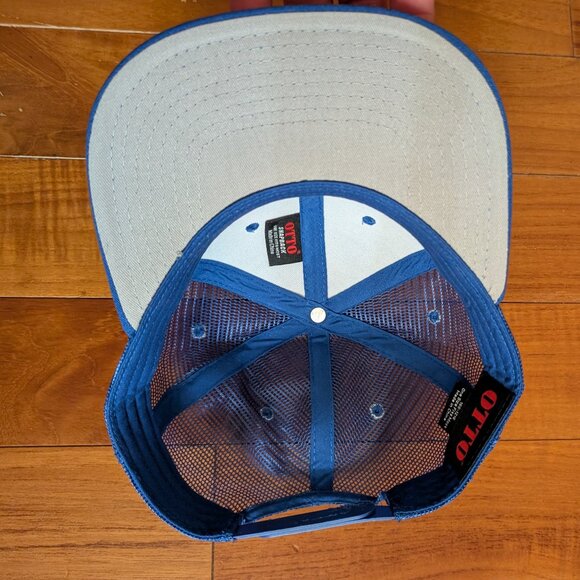 NWT Royal Blue Trucker Cap Bellwether embroidery logo "one size fits most!" - Picture 4 of 5